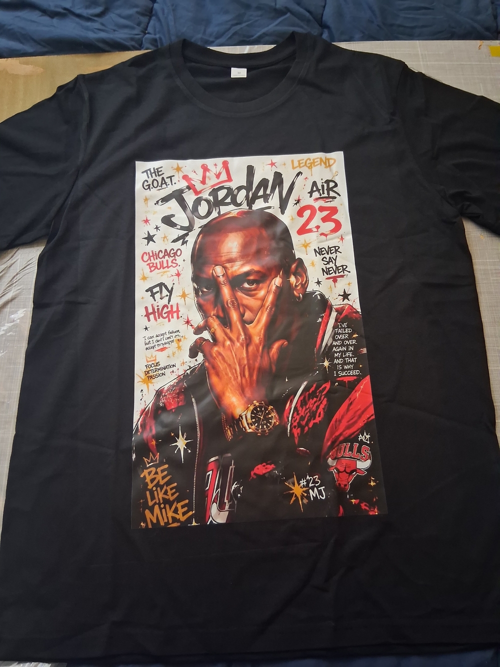 Micheal Jordan The Goat Graphic Tee- Sizes S-XL